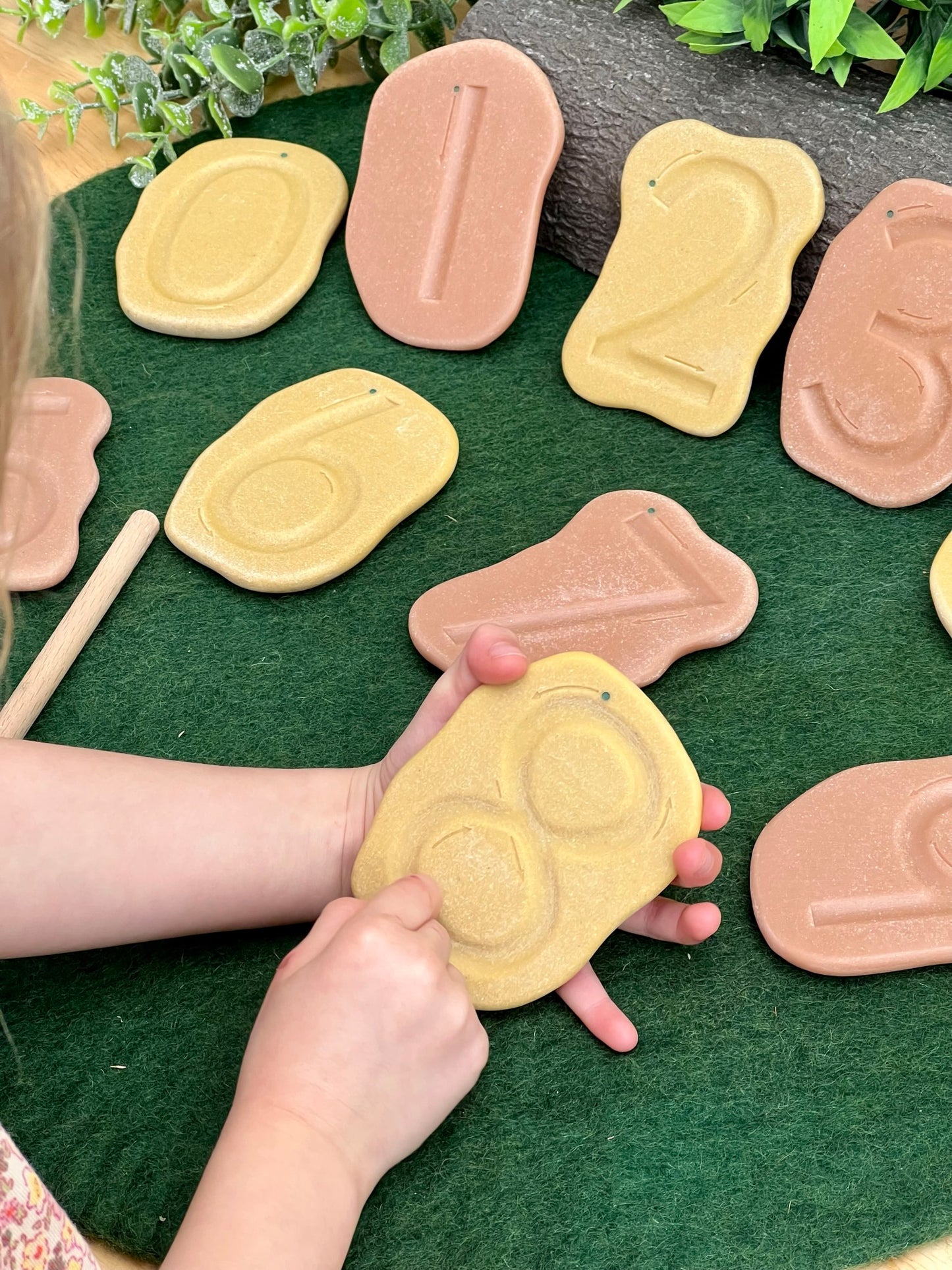 Feels-Write Number Stones