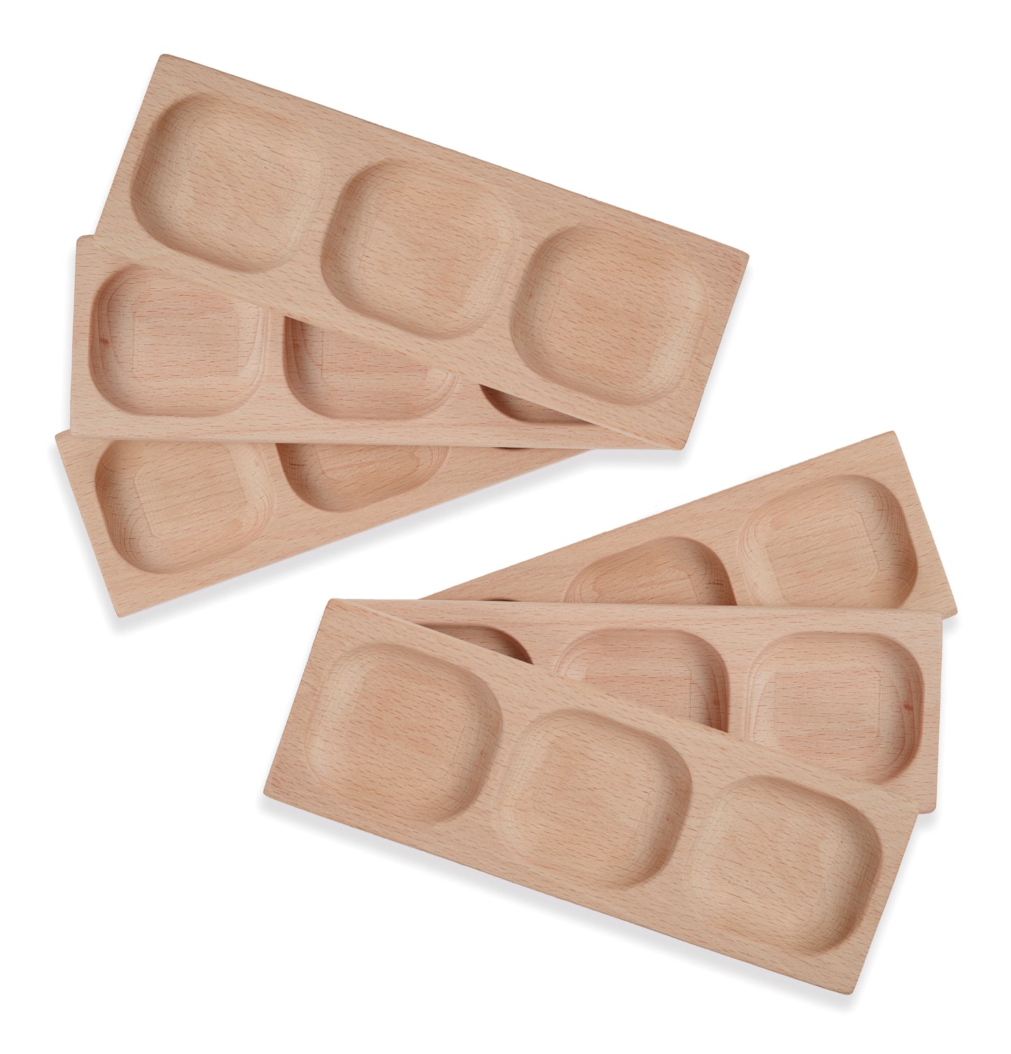 3-Pebble Word-building Tray (Set of 6)