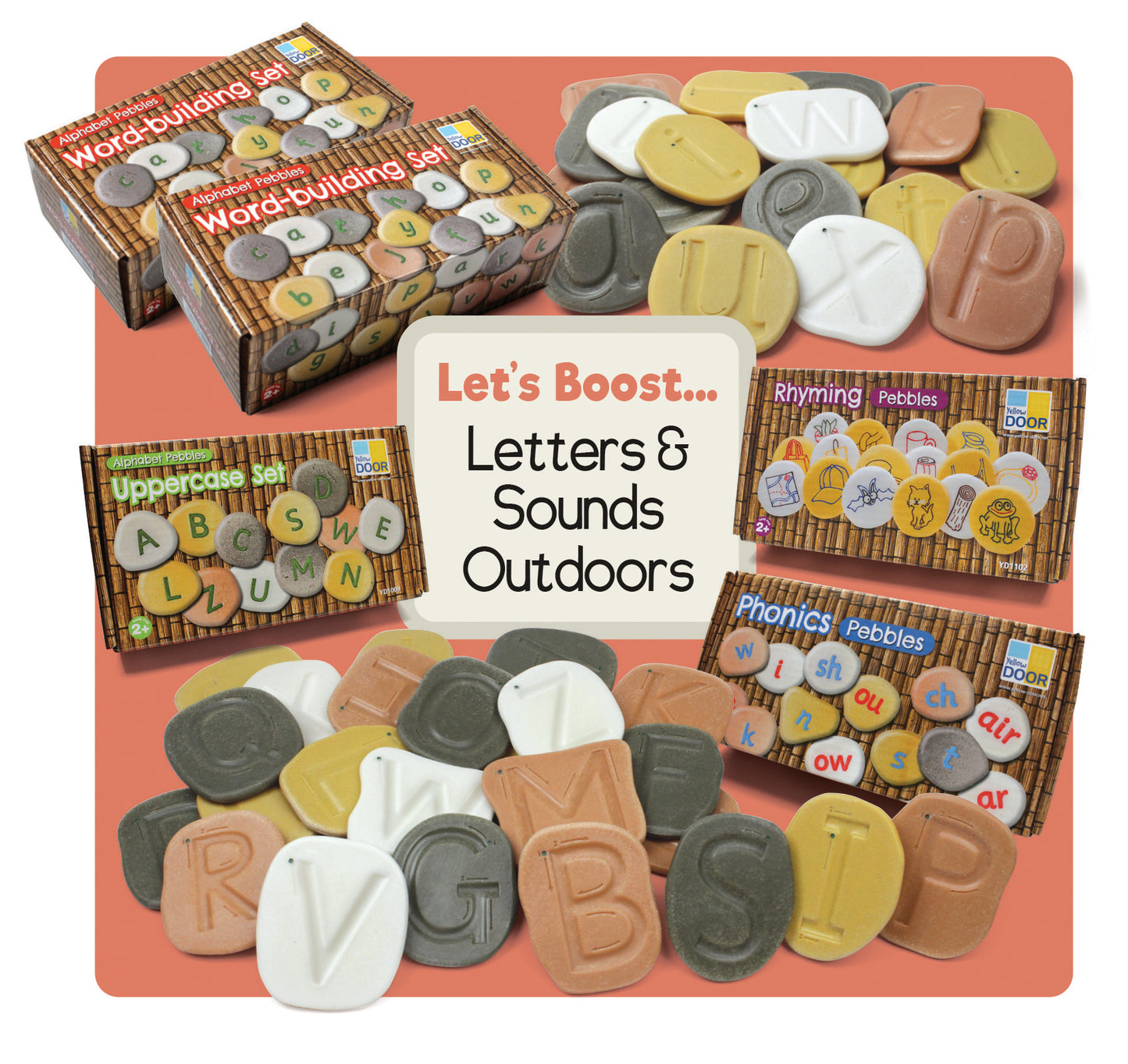 Yellow Door - Let’s Boost… Letters & Sounds Outdoors Kit