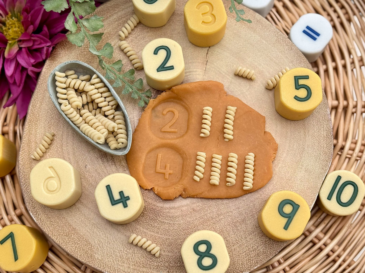 Number Stamping Stones