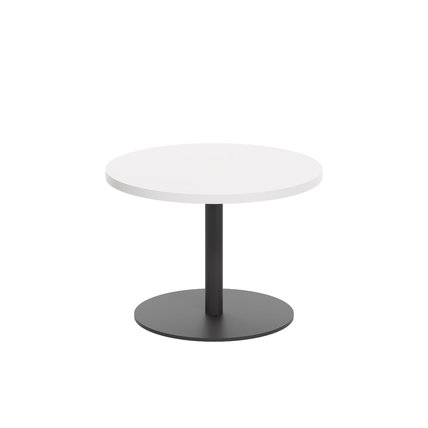 Contract Table Low | 600mm | White/Black