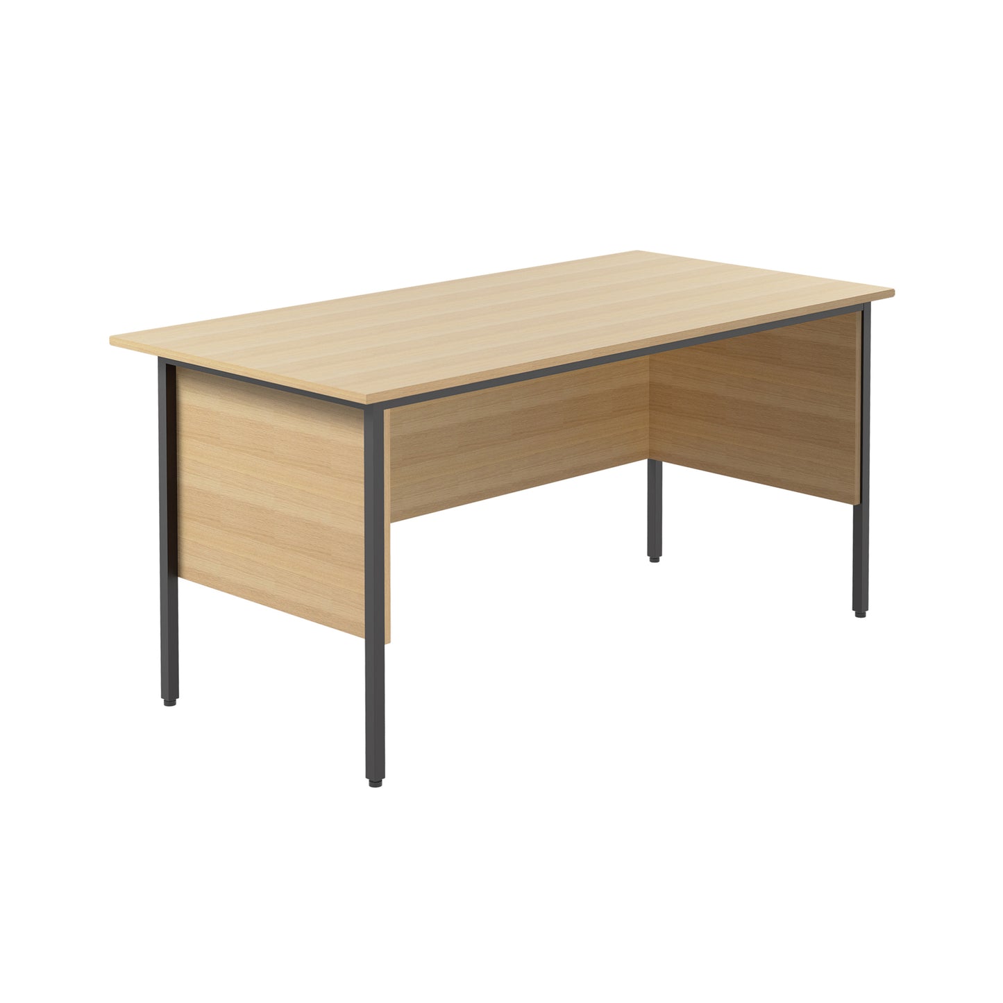 Eco 18 Rectangular Desk | 1500 X 750 | Oak/Black