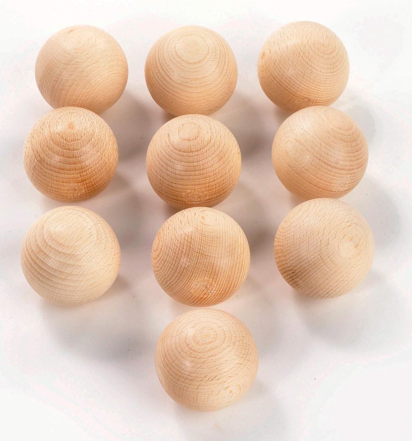 Natural Wooden Balls (60mm)