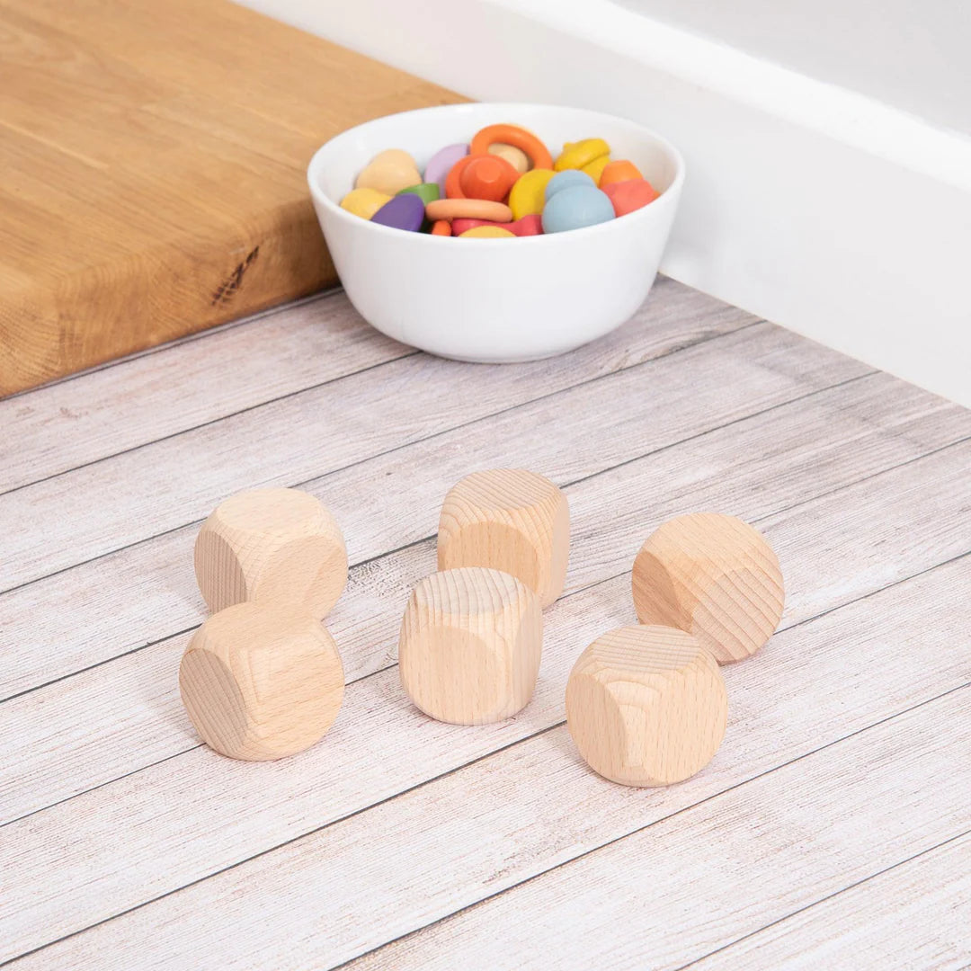 Natural Wooden Cubes (40mm)