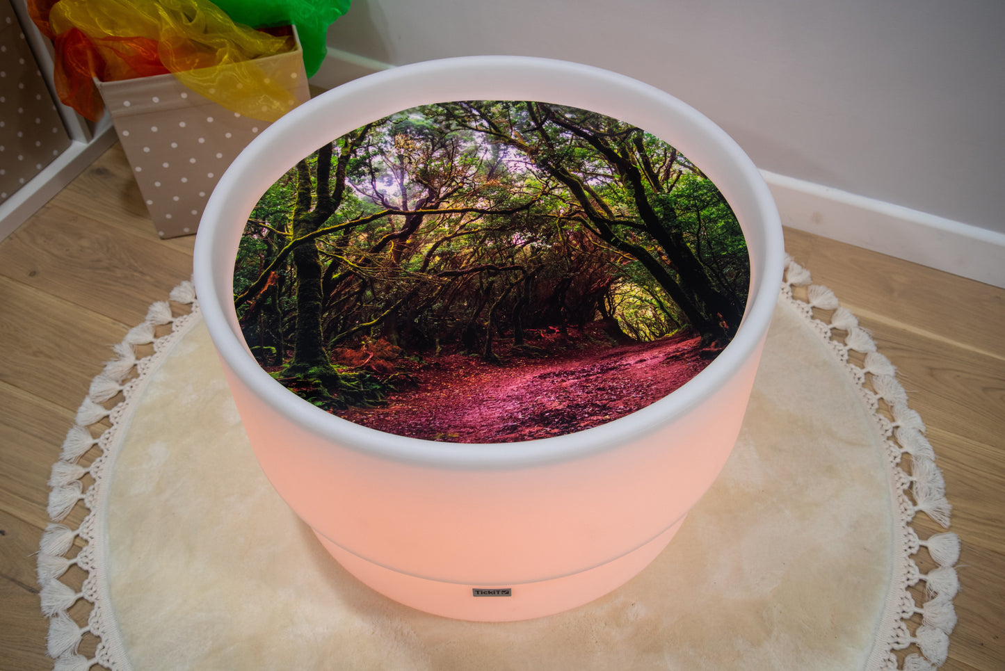 Sensory Mood Discovery Table + Forest Discovery Play Mat