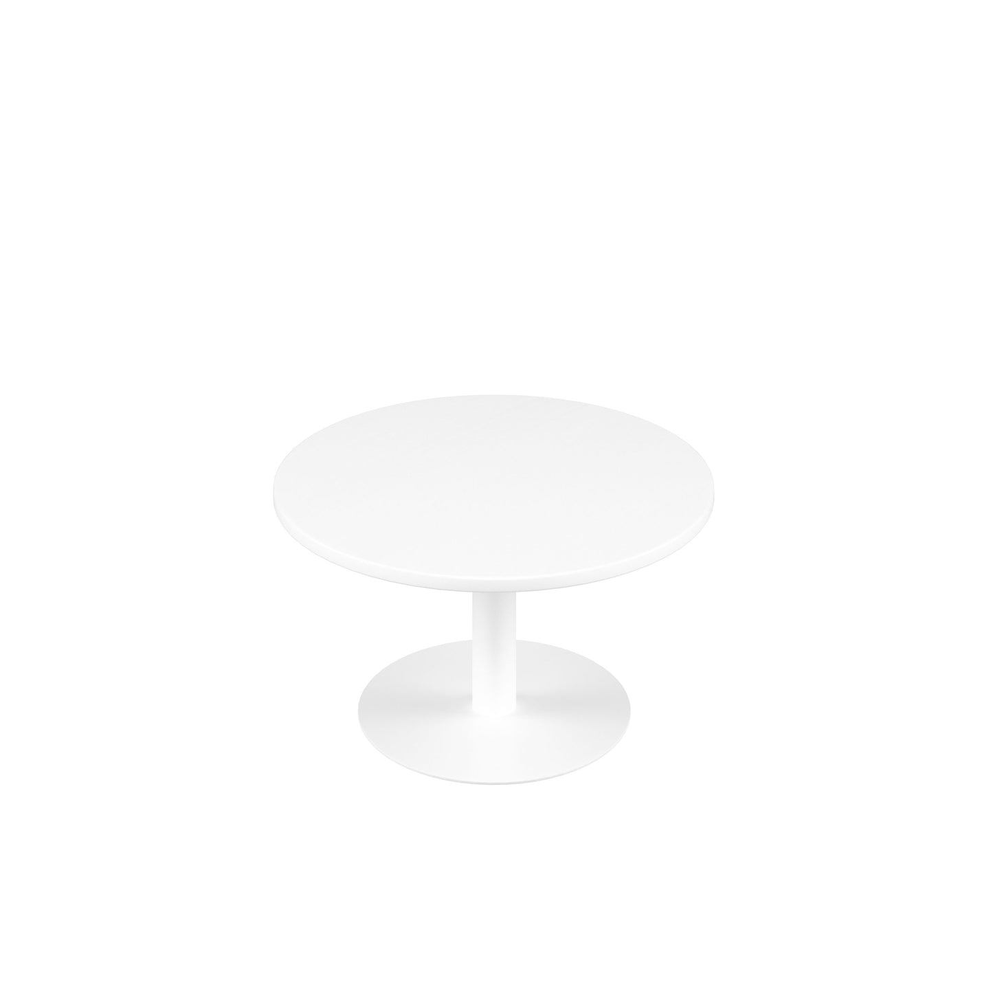 Contract Table Low | 600mm | White/White