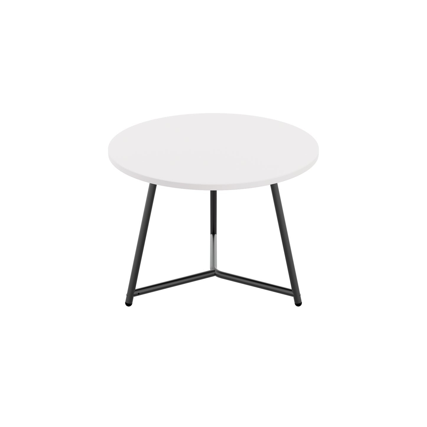 Trinity Table Low | 800mm | White/Black
