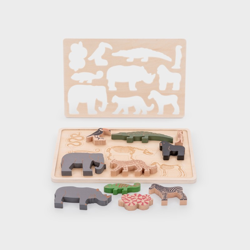 Safari Animal Layer Puzzle
