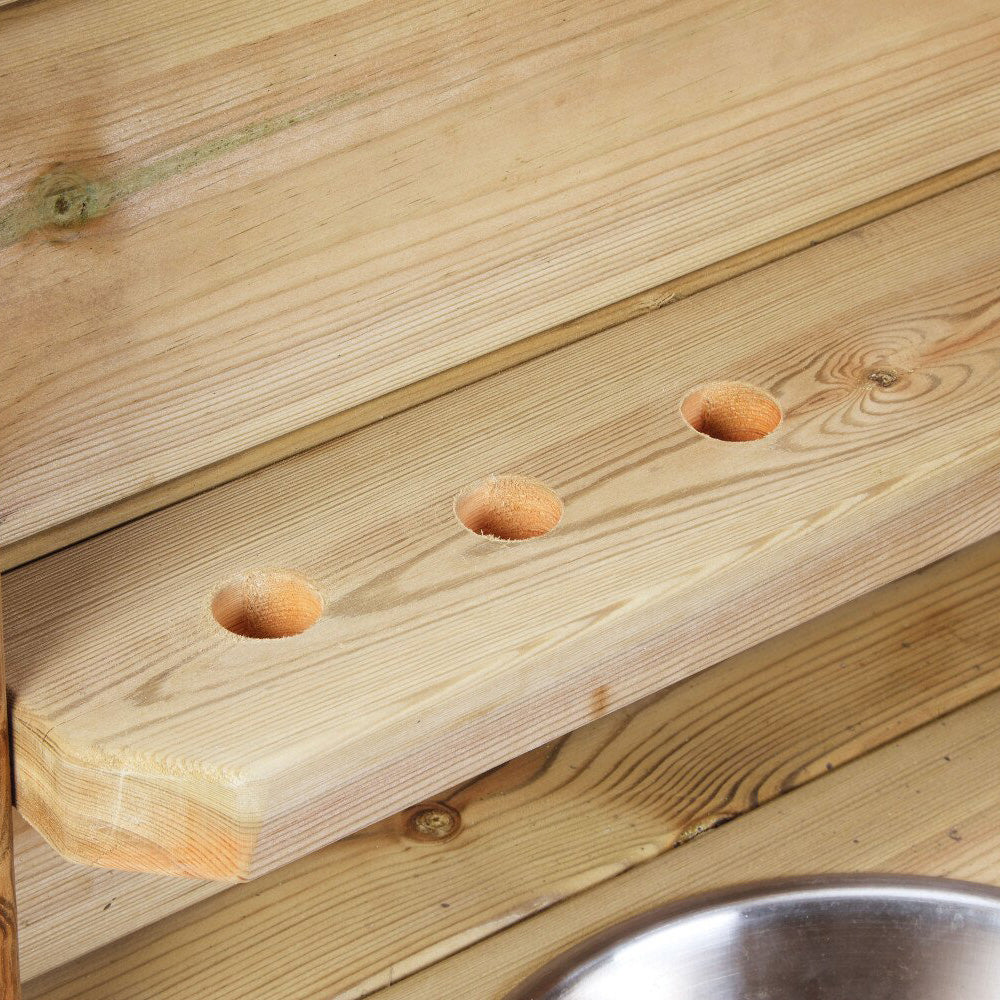 Millhouse Early Years Small Mud Kitchen plus Mud Kitchen Kit PT1143