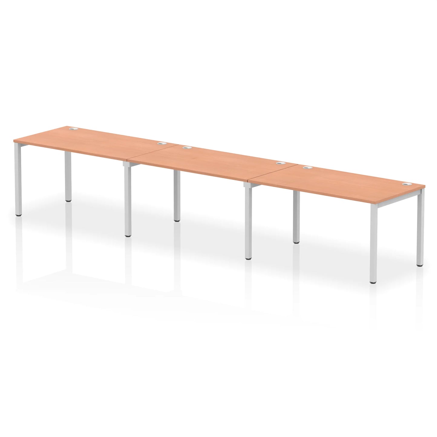 Impulse Single Row 3 Person Bench Desk