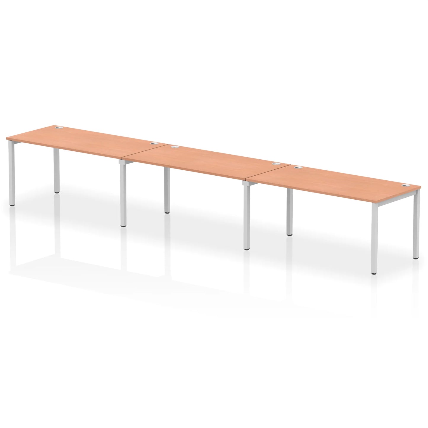 Impulse Single Row 3 Person Bench Desk