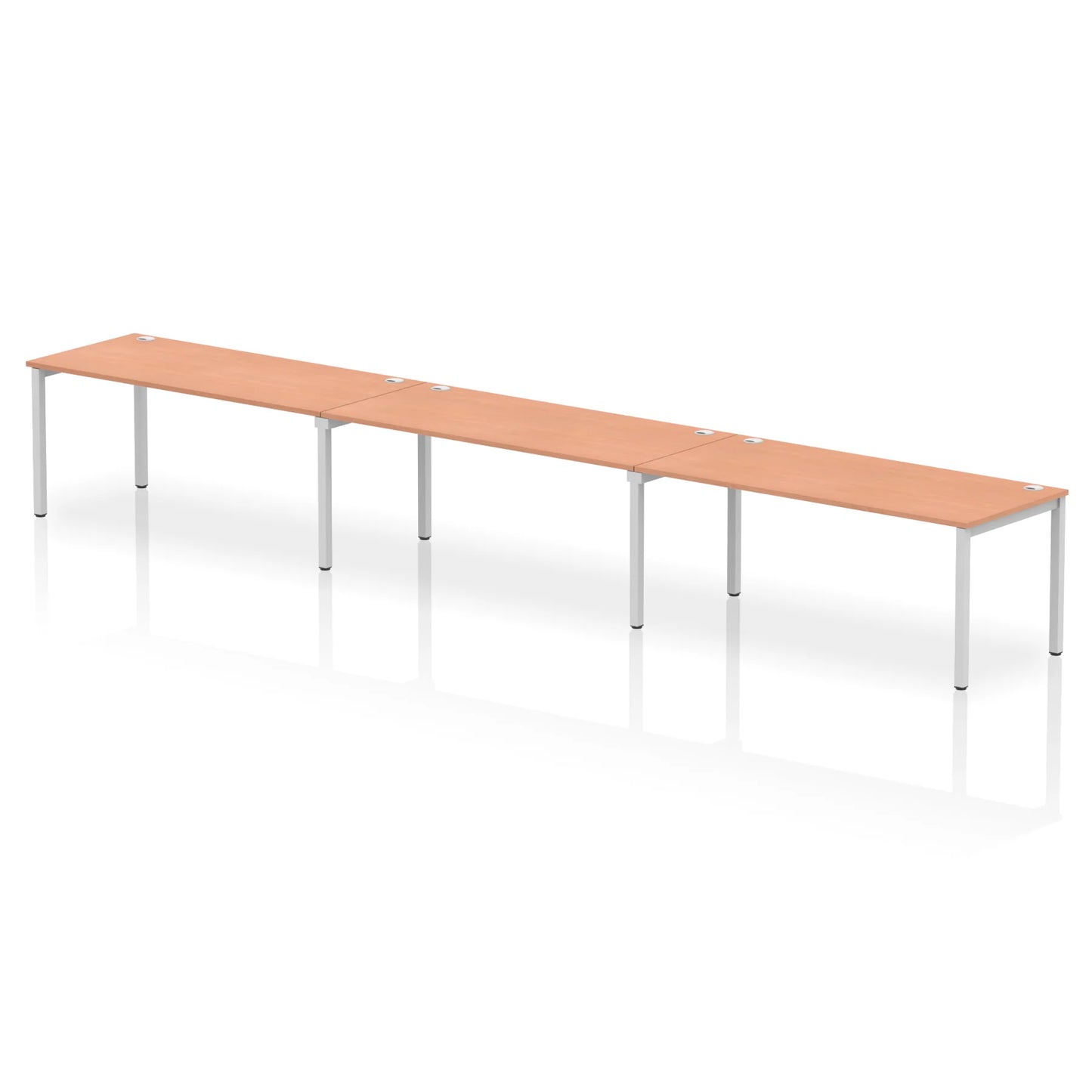 Impulse Single Row 3 Person Bench Desk
