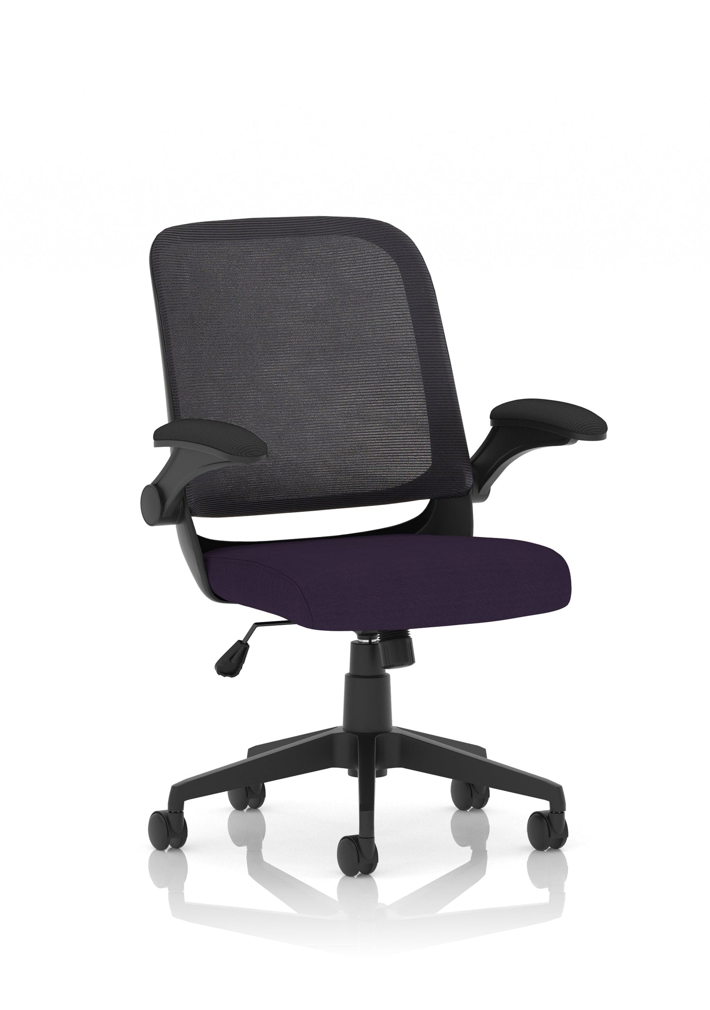 Crew Task Operator Mesh Chair With Folding Arms