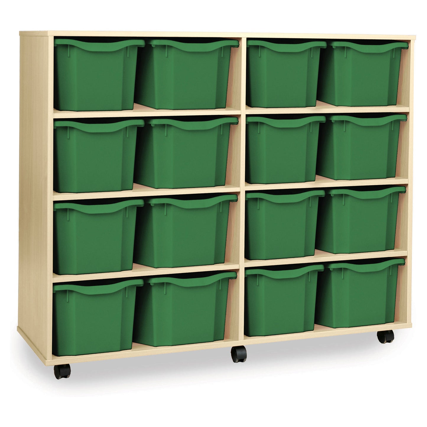 Monarch Mobile School Tray Storage Unit 16 Triple Trays