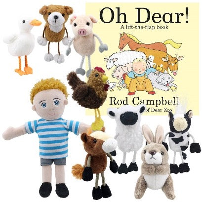 Oh Dear! Book & Puppet Set