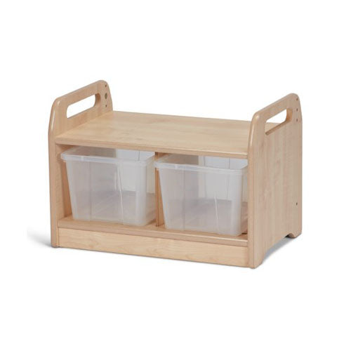Millhouse Early Years Compact Low Level Storage Bench (Tubs)