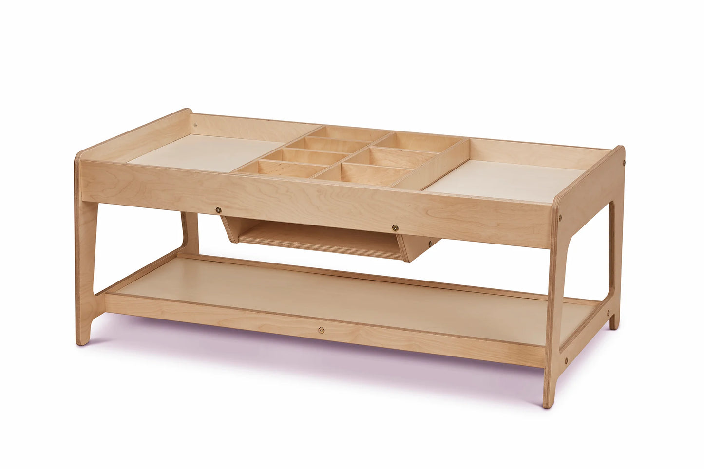 Millhouse Early Years Investigative Play Table and 4 Clear Tubs