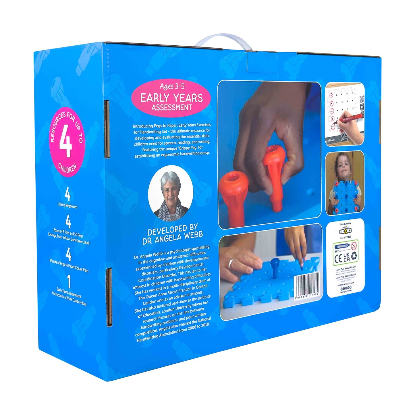 Pegs to Paper: Exercises for Handwriting Kit. 2 Sets
