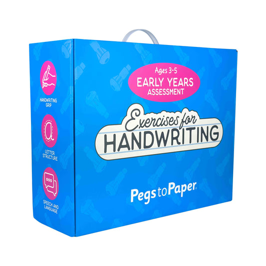 Pegs to Paper: Exercises for Handwriting Kit. 2 Sets