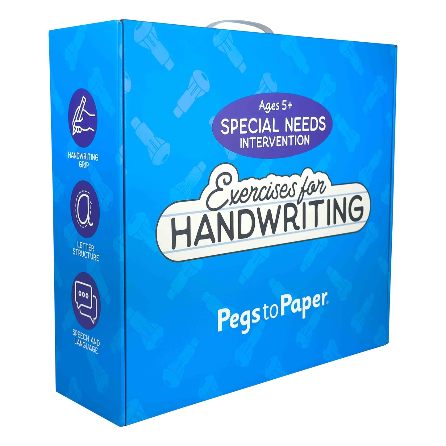 Pegs to Paper: SEN Exercises for Handwriting. 2 Sets