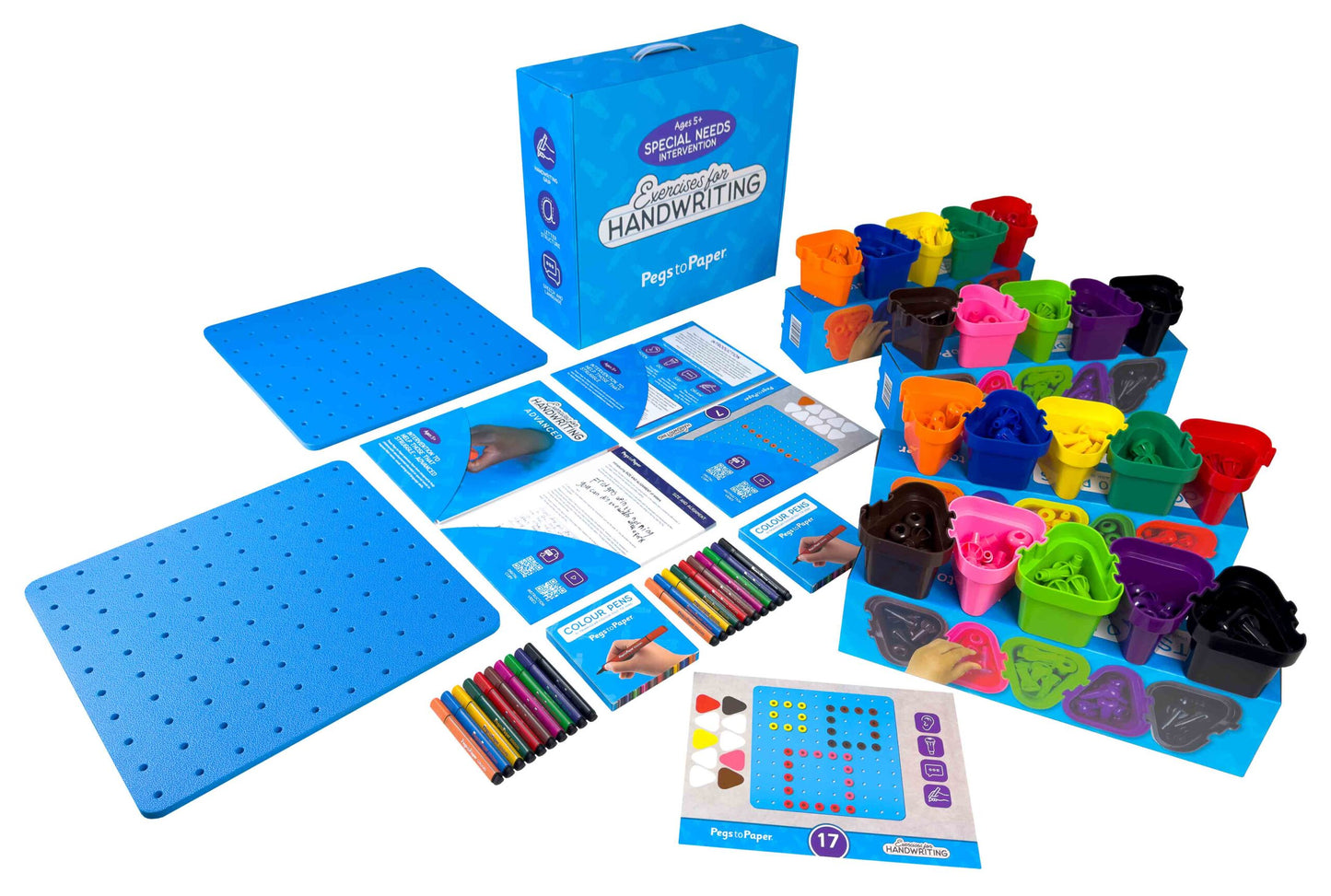 Pegs to Paper: SEN Exercises for Handwriting. 2 Sets