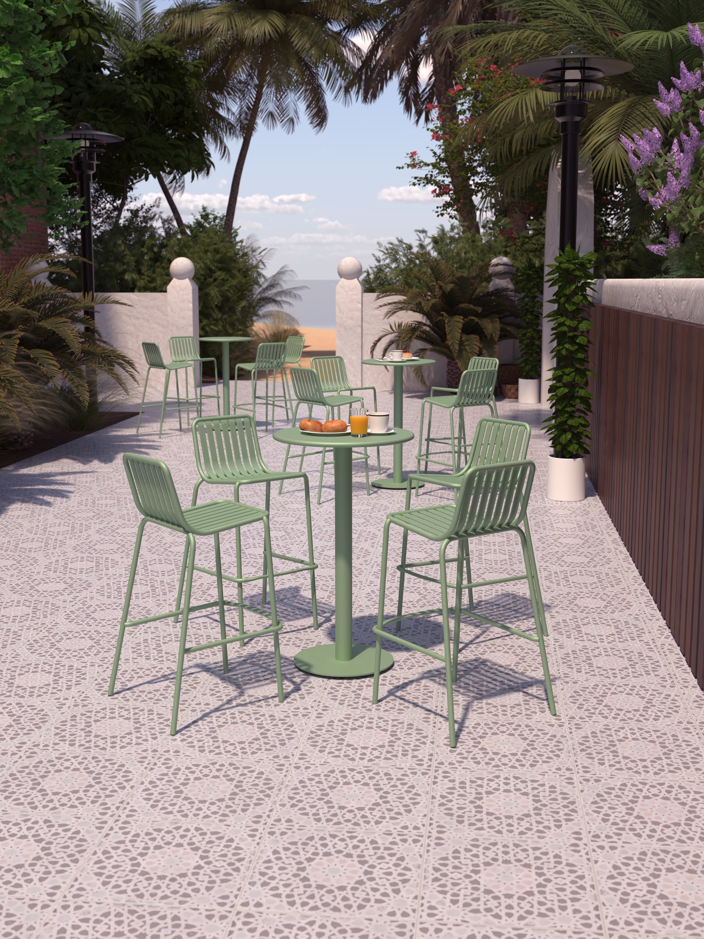Breeze Aluminium Bar Chair