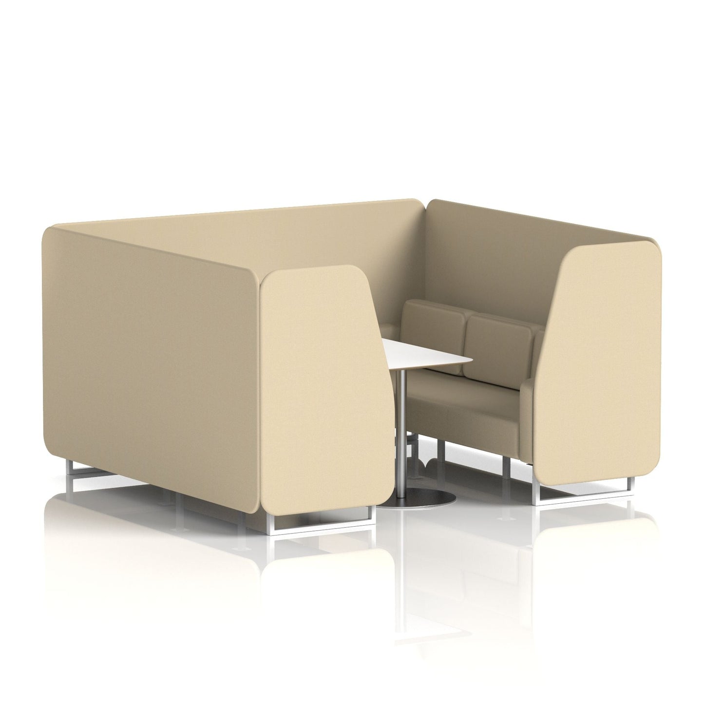 Brixworth Booth With White Table In Single Tone