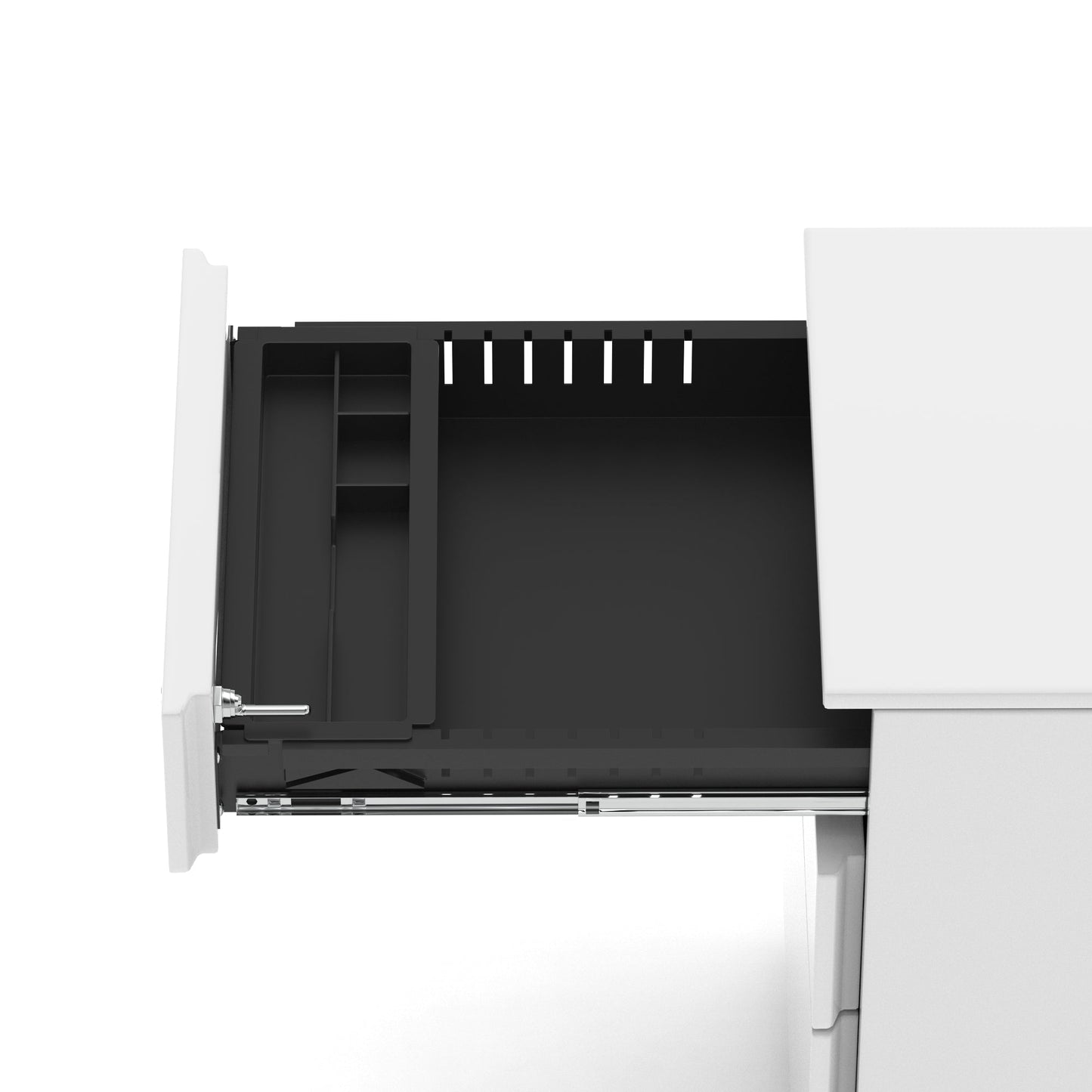 Base Mobile Steel Pedestal 3 Drawer