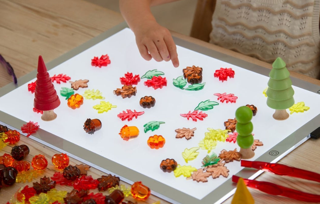 Translucent Colour Leaves & Seeds - Pk120