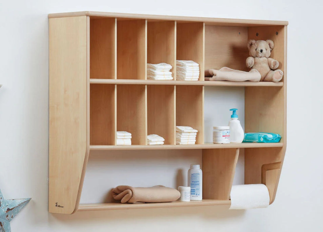 Millhouse Early Years Stepped Baby Changing Unit and Wall Unit