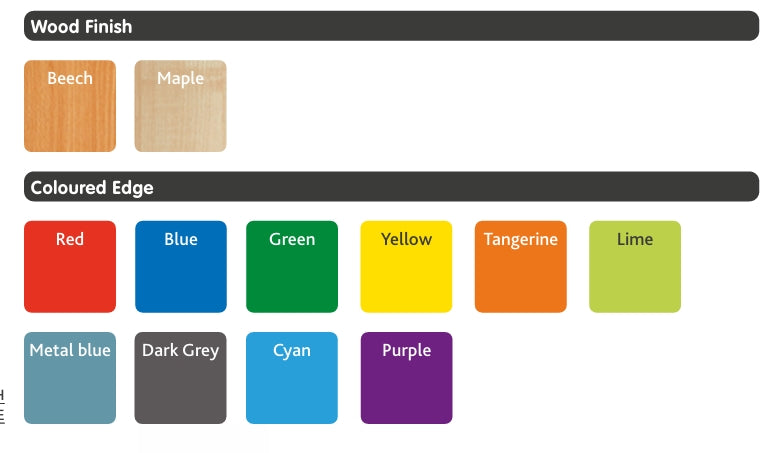 Monarch Open Bookcase with 2 Coloured Adjustable Shelves & 1 Fixed Central Shelf (H1250)