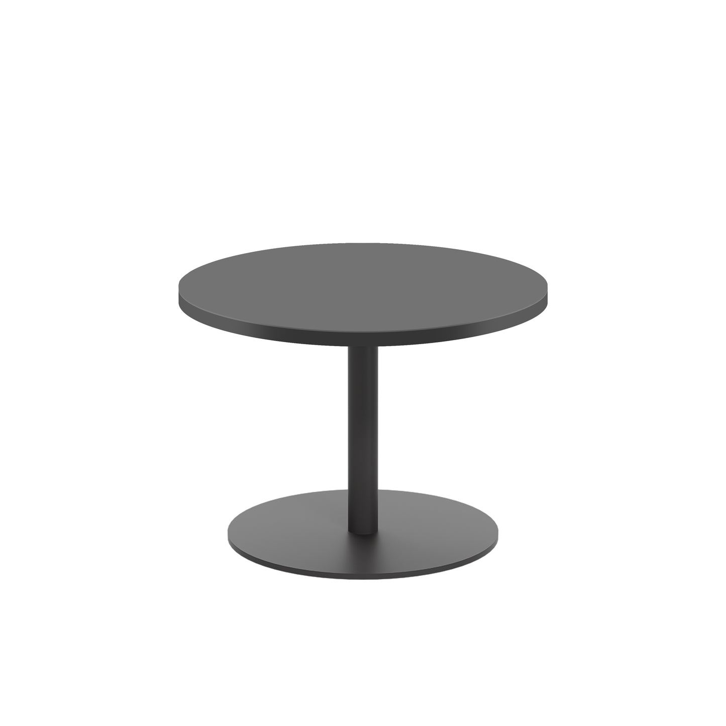 Contract Table Low | 600mm | Black/Black