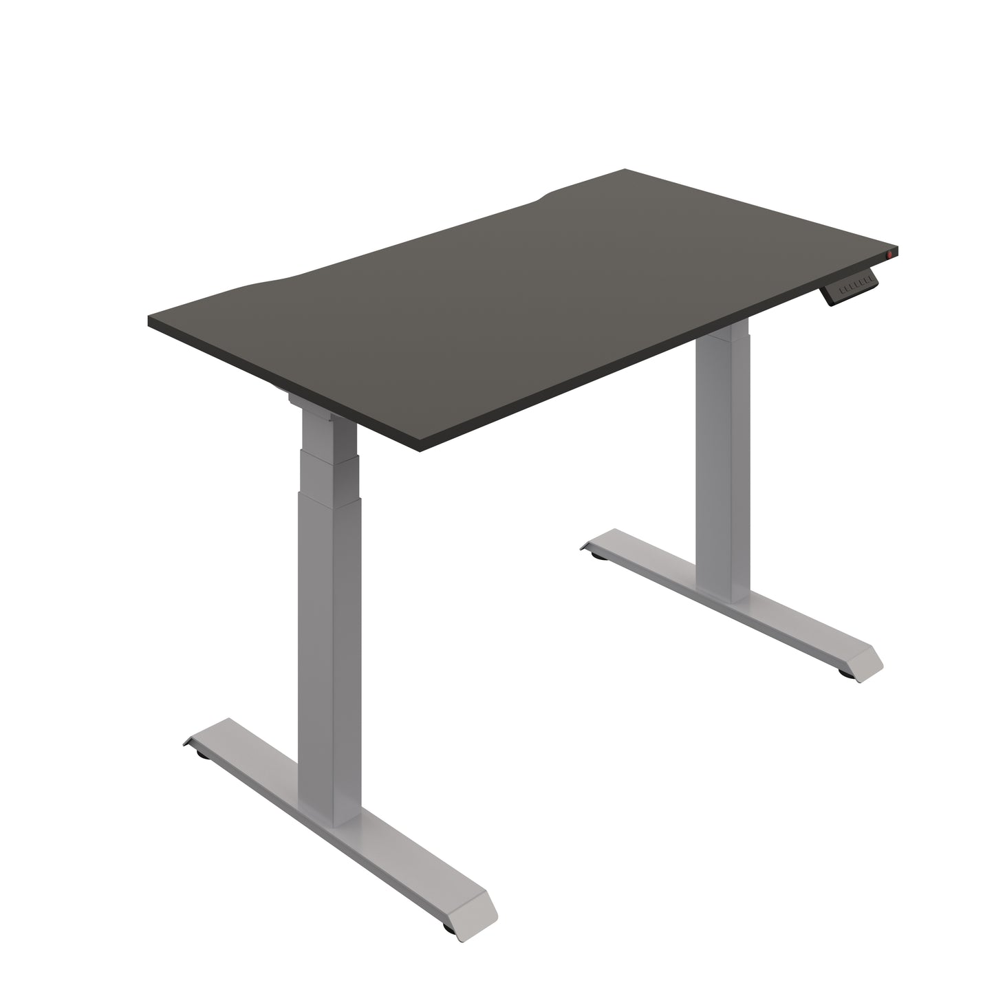 Okoform Heated Dual Motor Height Adjustable Desk | 1400X800 | Black/Silver