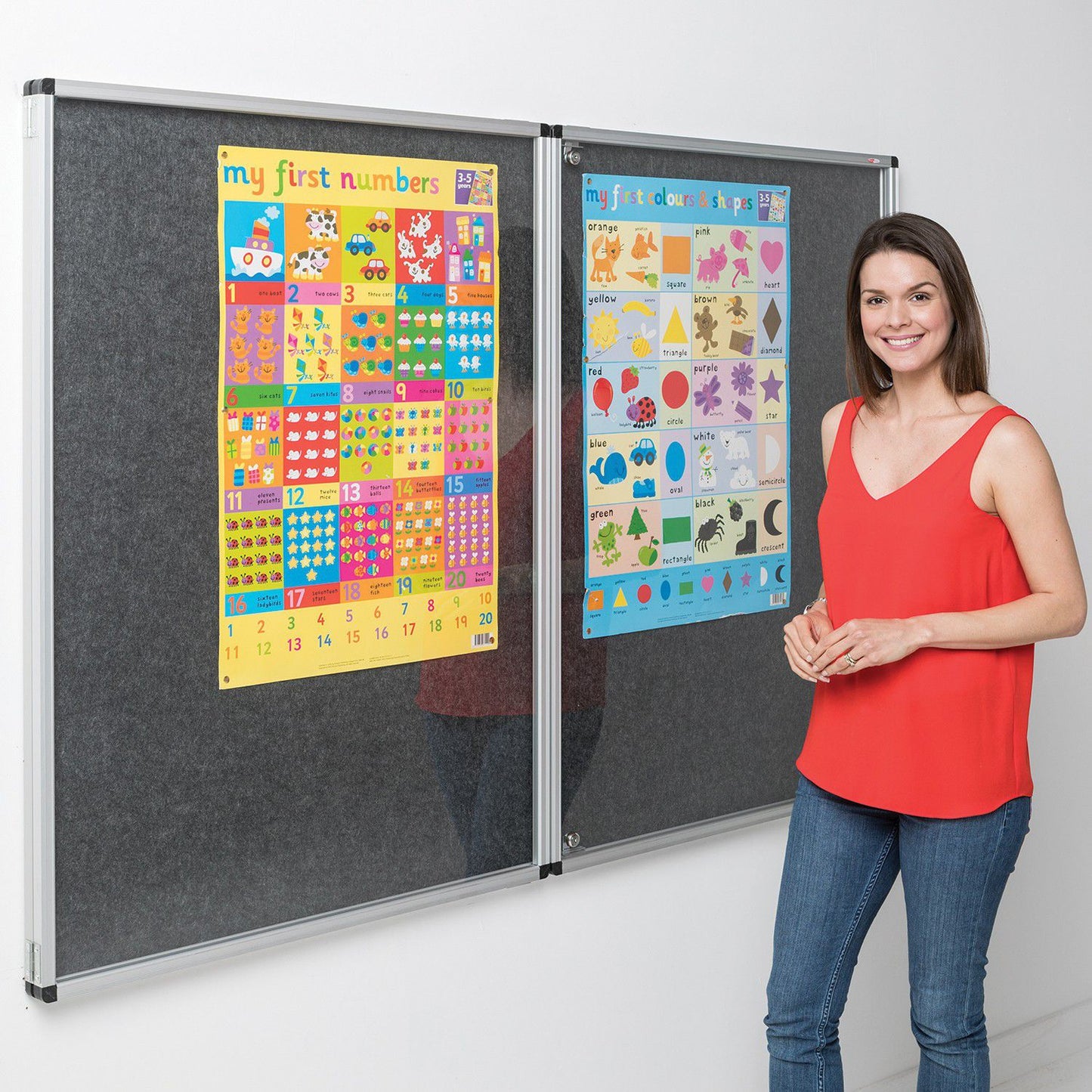 Tamperproof Noticeboards - Resist-a-Flame® Eco-colour®