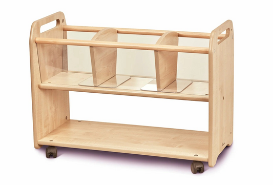 Millhouse Early Years Mobile Clear View Storage Unit (Empty)
