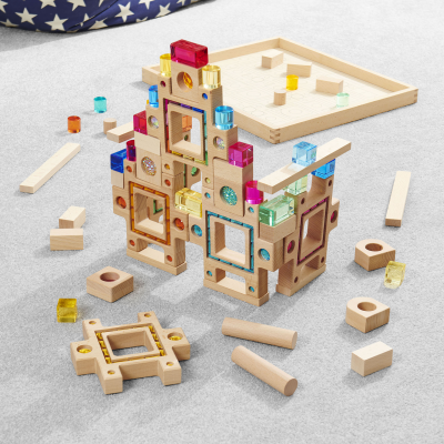 Gem Puzzle Blocks - Pk58 + tray