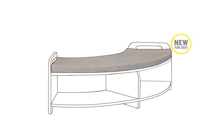 Millhouse Early Years Bench Cushion - Low 90 Degree Open Sweep