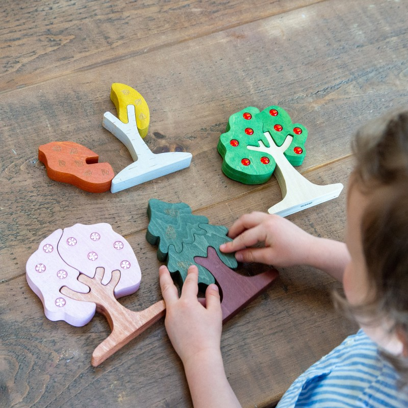 Seasonal Gem Trees - 12 piece set