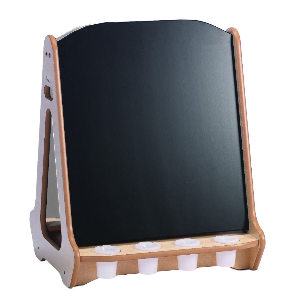 Millhouse Early Years Double-sided 2 Station Chalk/Whiteboard Easel