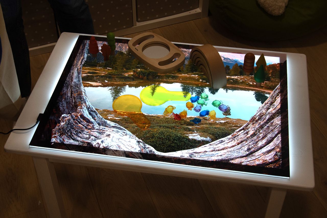 A2 Light Panel + Lake View Play Mat