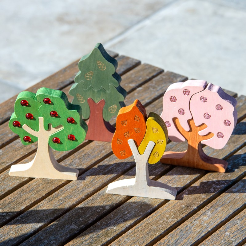Seasonal Gem Trees - 12 piece set