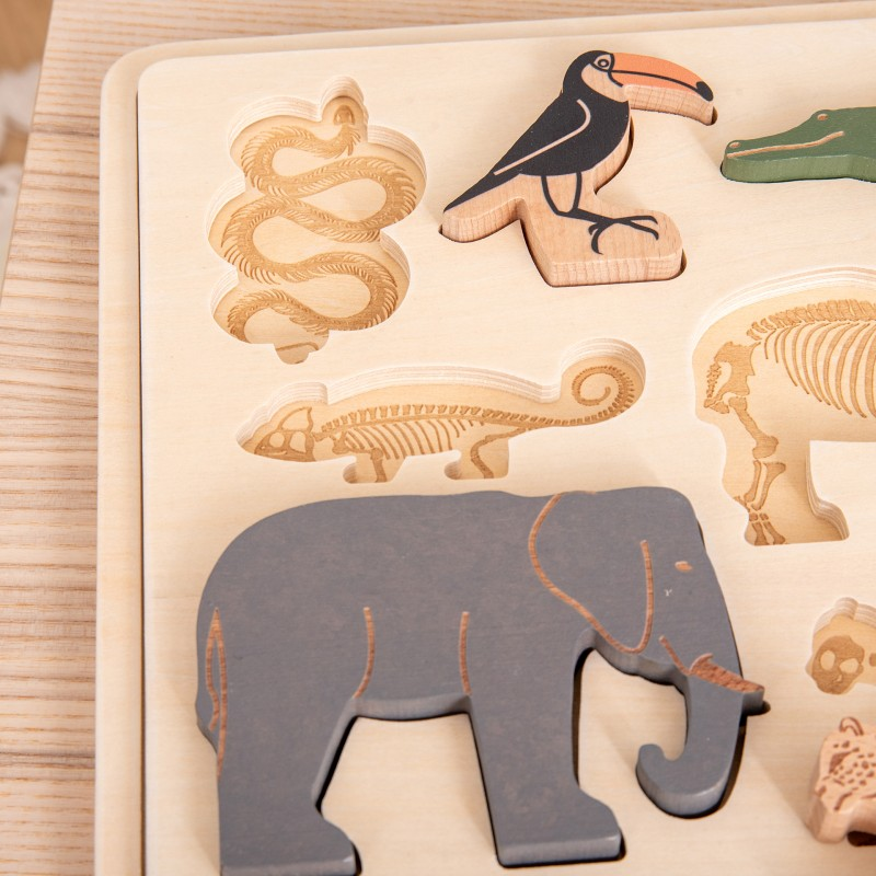 Safari Animal Layer Puzzle