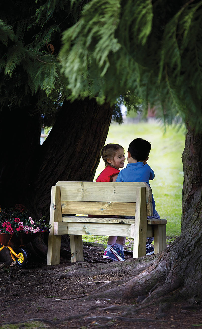 Millhouse Early Years Outdoor Buddy Bench
