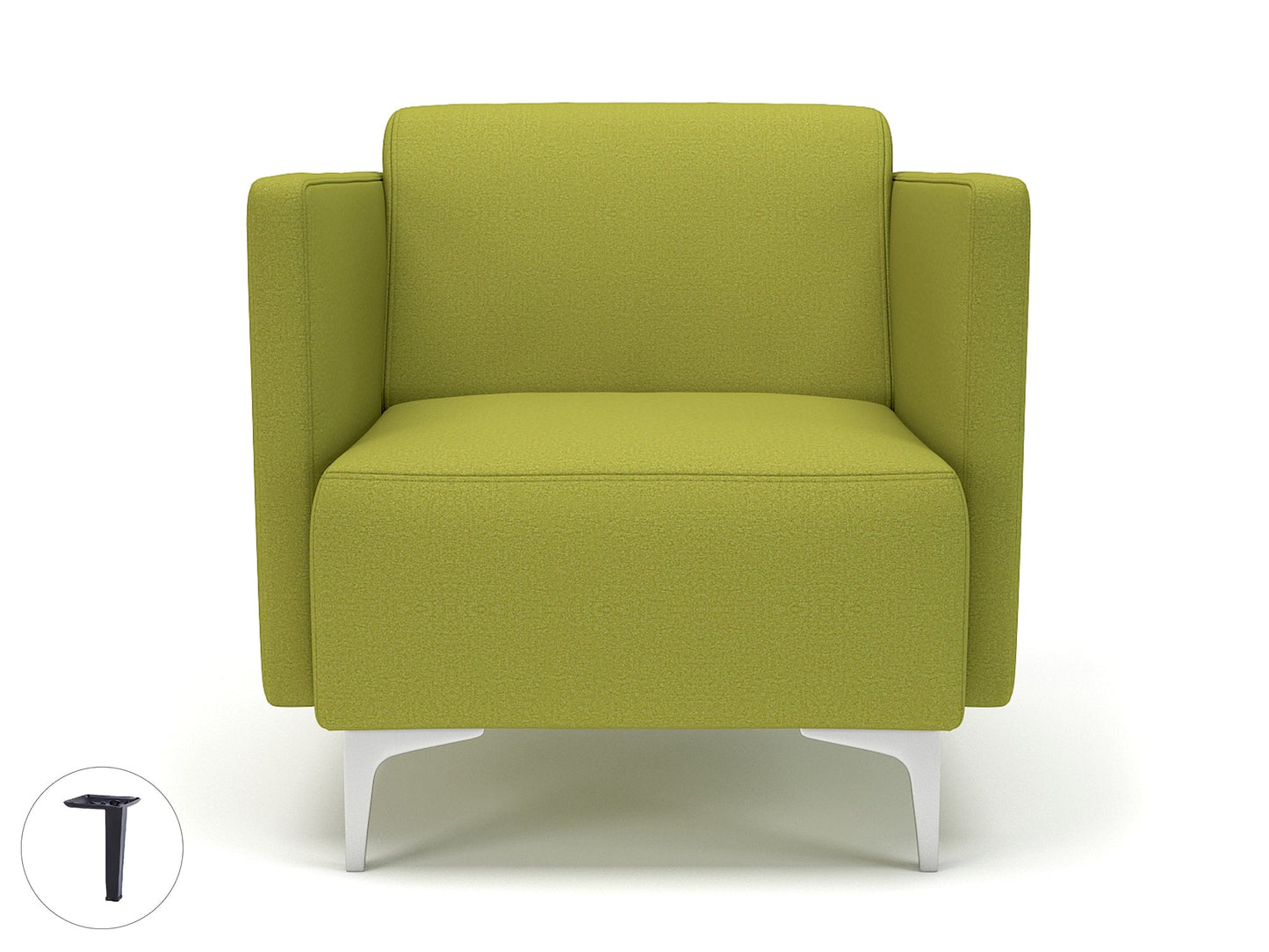 Napa Slim Arm 75cm Wide Armchair in Warwick Dolly Fabric
