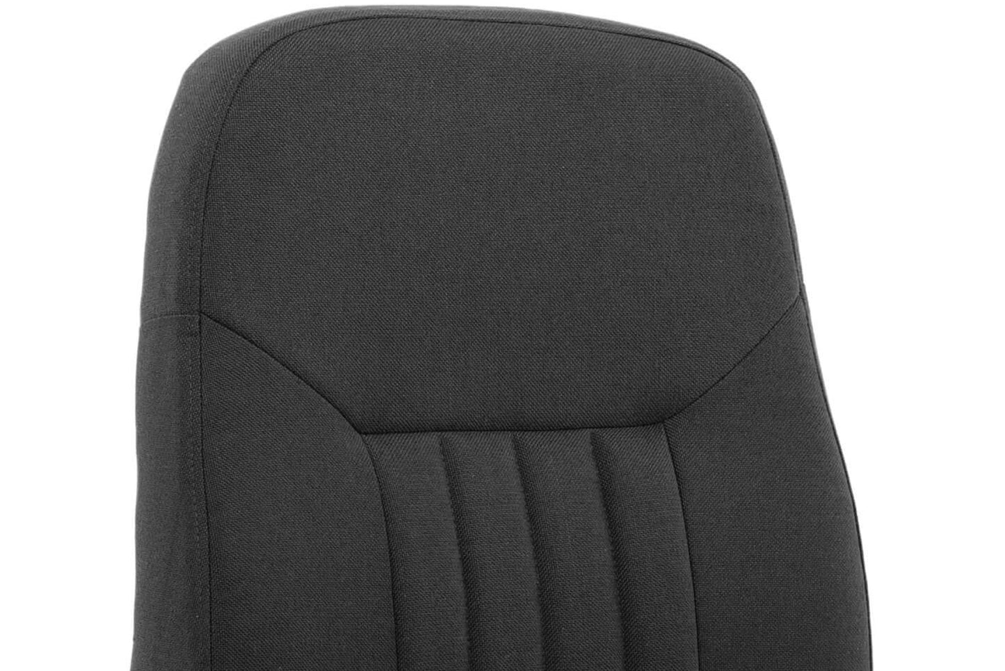 Barcelona Deluxe High Back Task Operator Office Chair with Arms in Sumptuous Blue Fabric