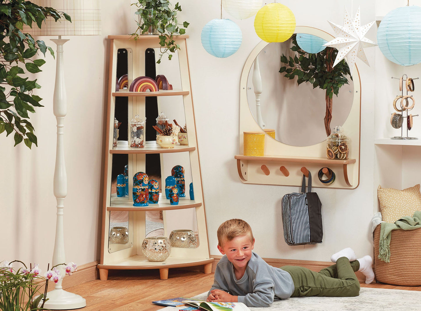 Millhouse Early Years Home from Home Kaleidoscope Corner Display