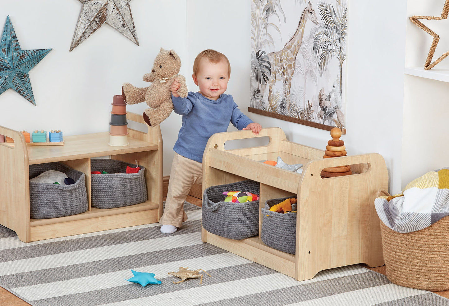 Millhouse Early Years Compact Low Level Storage Bench (Empty)