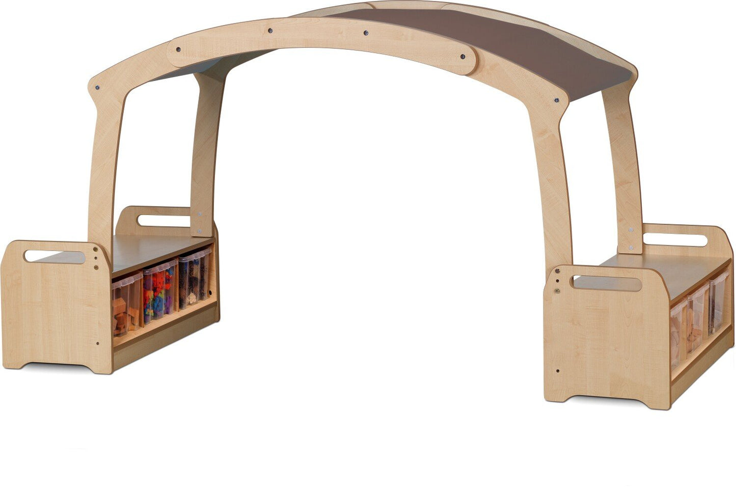 Millhouse Early Years Low Level Den Cave Set with Clear Tubs