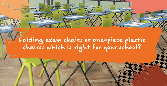 Folding exam chairs or one-piece plastic chairs: which is right for your school?