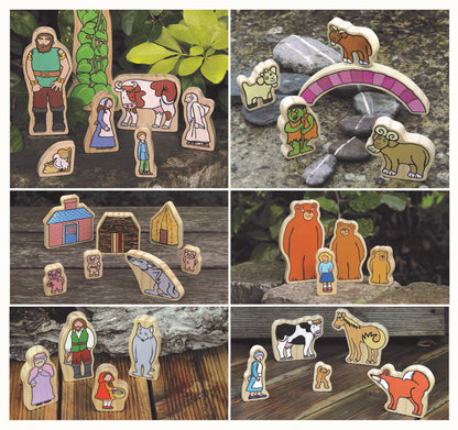 Traditional Tales Wooden Characters